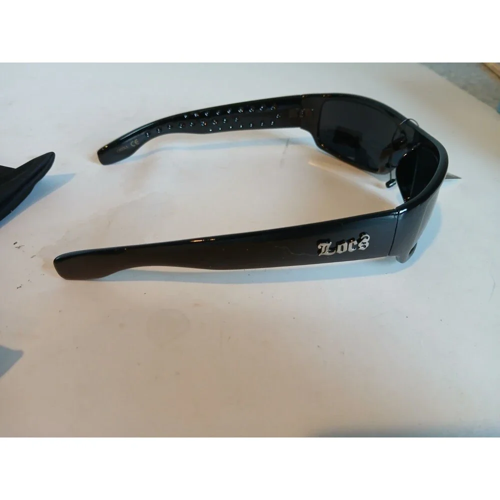 LOCS  OG Gangster  BLACK Sunglasses Biker Shades Hardcore